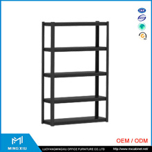 Black Custom Light Duty Metal Frame Shelf Goods Rack for Warehouse / Steel Warehouse Storage Rack Shelves